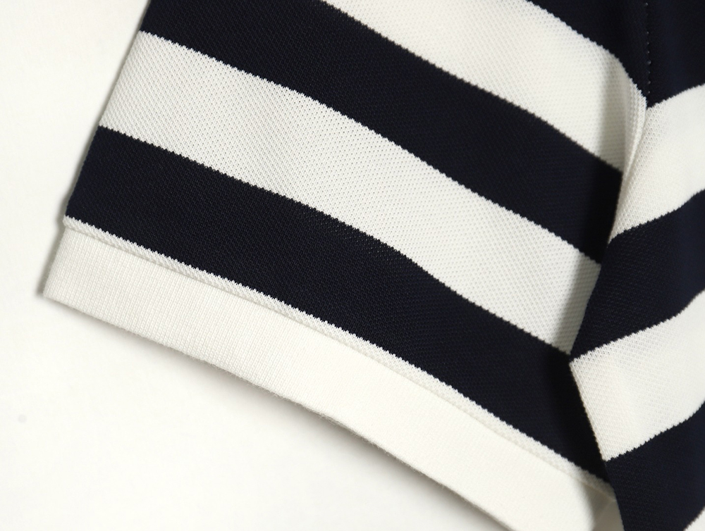 Prada Striped Polo Short Sleeve
