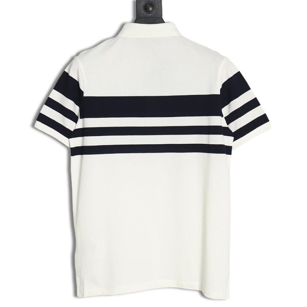 Prada Striped Polo Short Sleeve