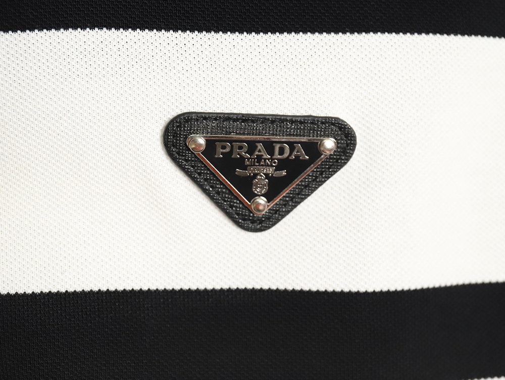 Prada Striped Polo Short Sleeve TSK1