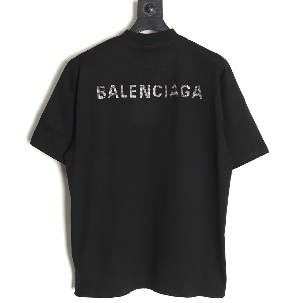 Balenciaga hot diamond short-sleeved T-shirt