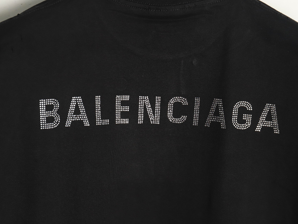Balenciaga hot diamond short-sleeved T-shirt