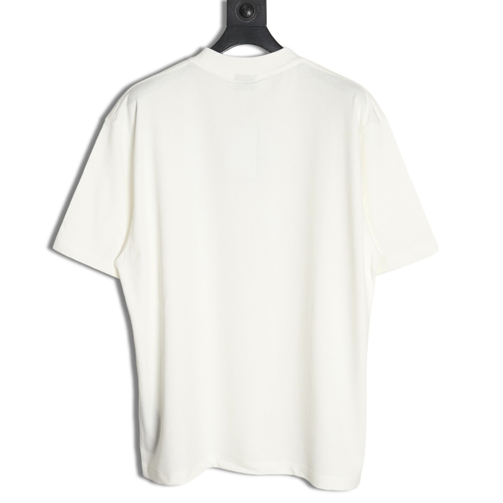 Balenciaga Art Destruction Crack Printed Short Sleeves