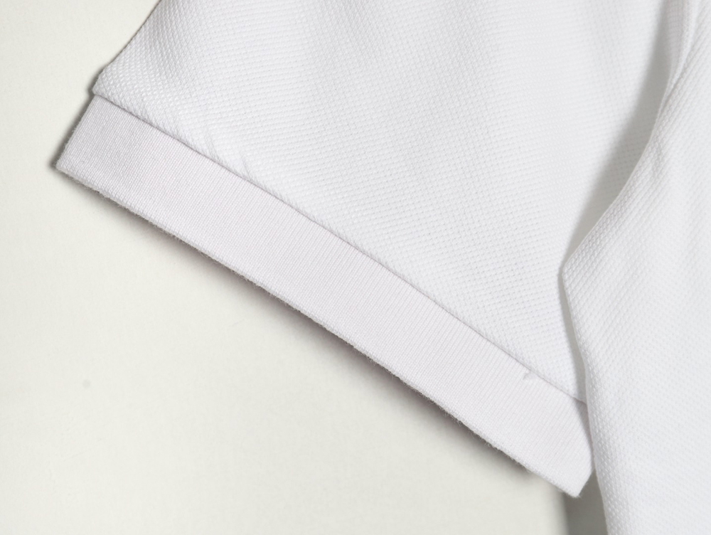 Dior square logo CD embroidered letters short-sleeved polo shirt