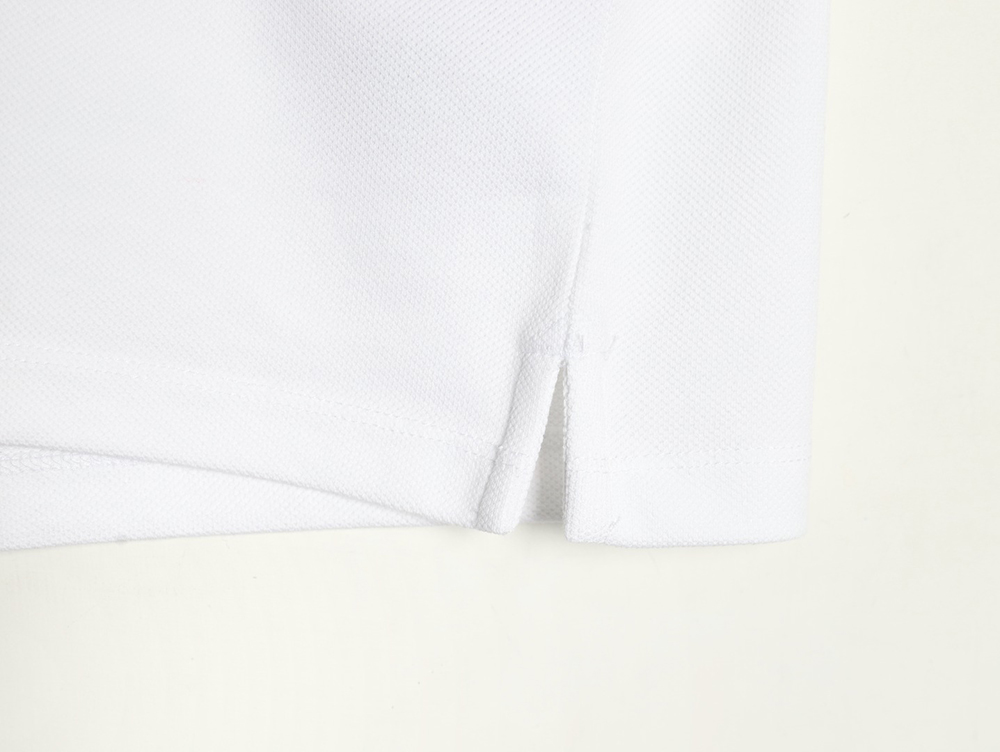 Dior square logo CD embroidered letters short-sleeved polo shirt
