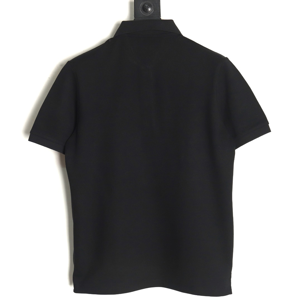 Dior square logo CD embroidered letters short-sleeved polo shirt TSK1