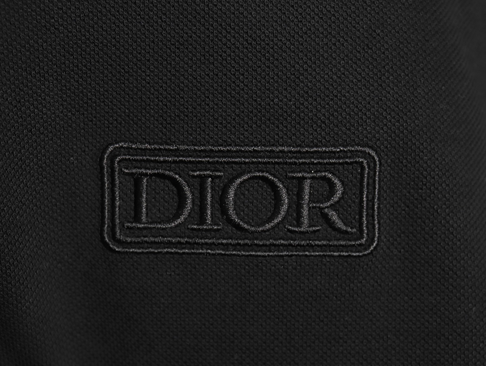 Dior square logo CD embroidered letters short-sleeved polo shirt TSK1
