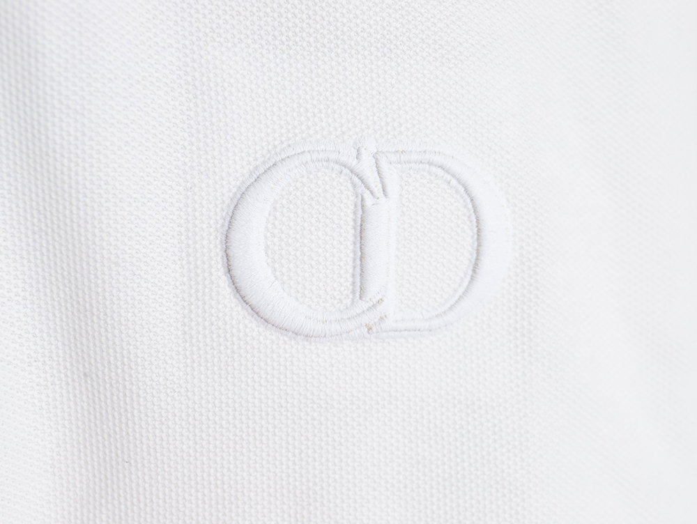 Dior classic CD embroidered short-sleeved polo shirt