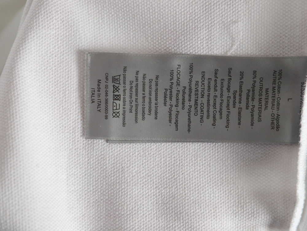 Dior classic CD embroidered short-sleeved polo shirt