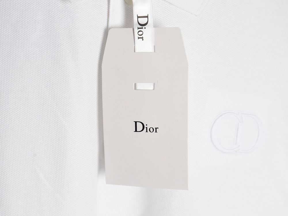 Dior classic CD embroidered short-sleeved polo shirt