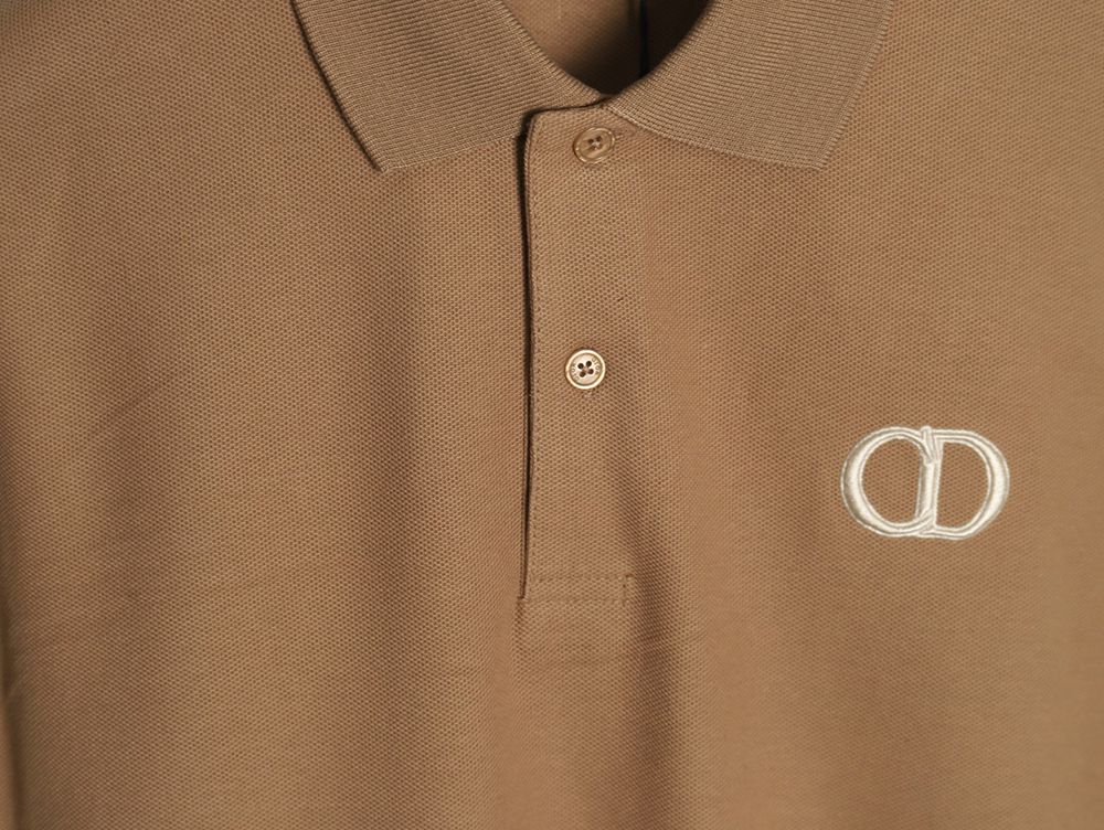 Dior classic CD embroidered short-sleeved polo shirt TSK1