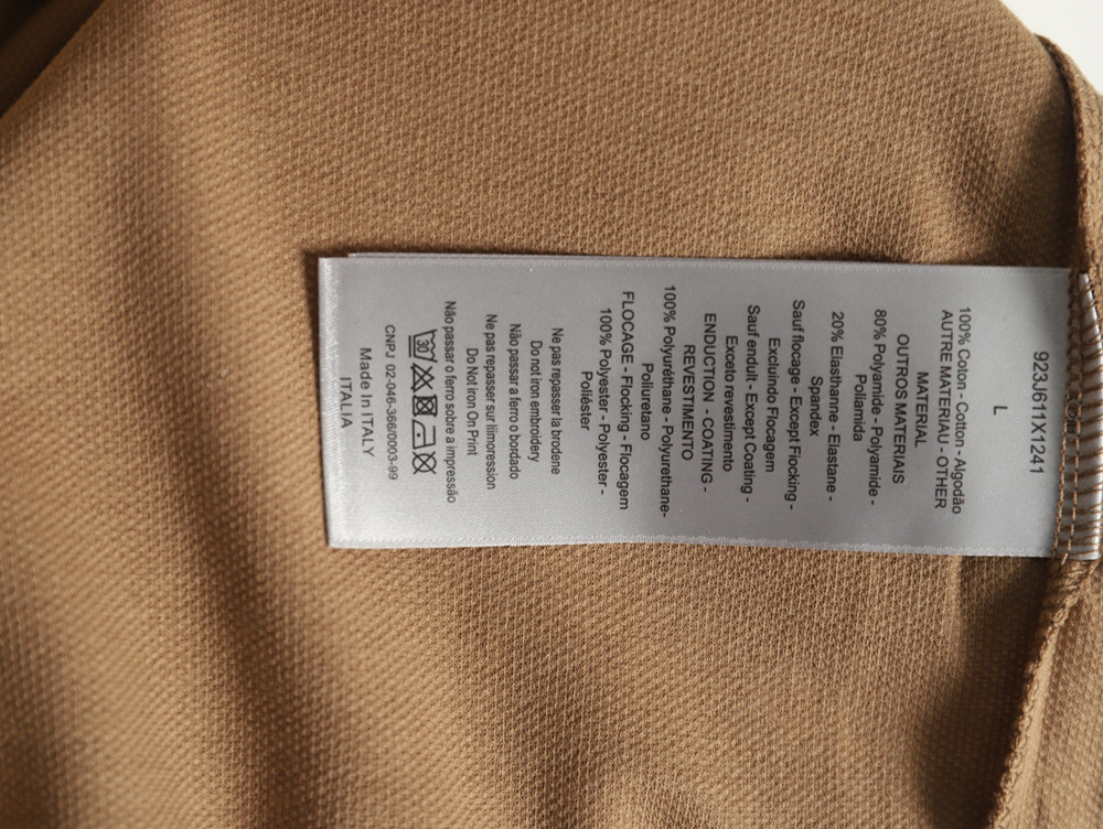 Dior classic CD embroidered short-sleeved polo shirt TSK1