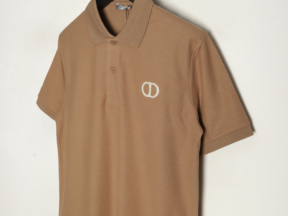 Dior classic CD embroidered short-sleeved polo shirt TSK1
