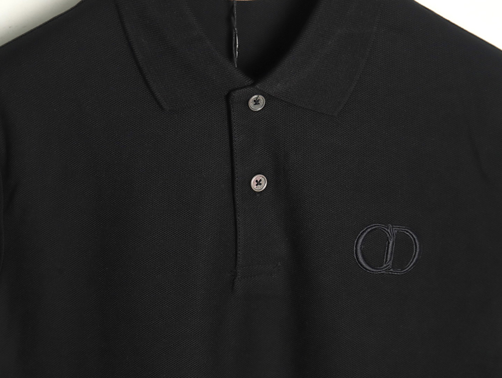 Dior classic CD embroidered short-sleeved polo shirt TSK2