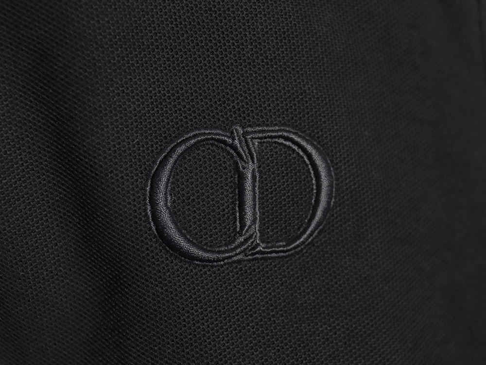 Dior classic CD embroidered short-sleeved polo shirt TSK2