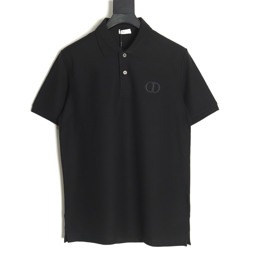 Dior classic CD embroidered short-sleeved polo shirt TSK2