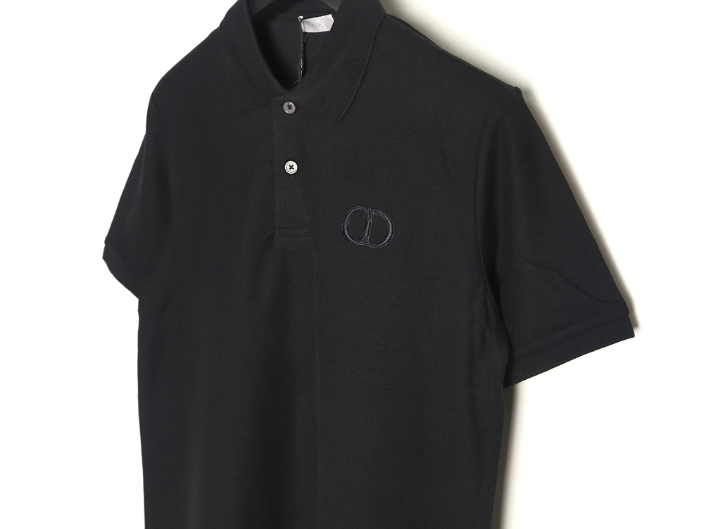 Dior classic CD embroidered short-sleeved polo shirt TSK2