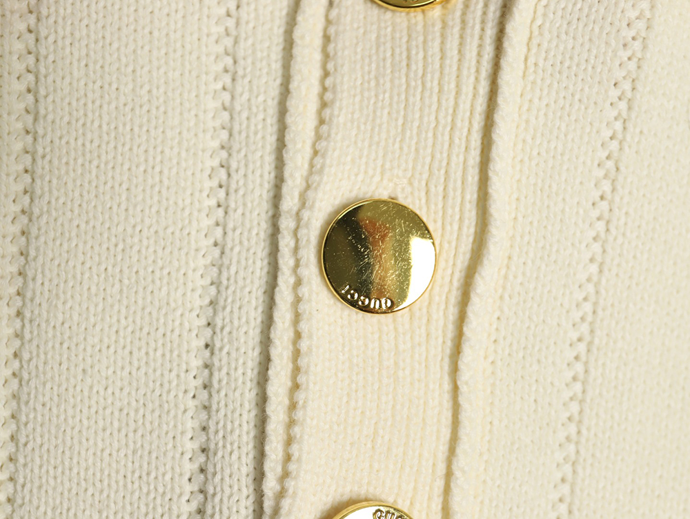 Gucci chest pocket embroidered logo striped polo shirt