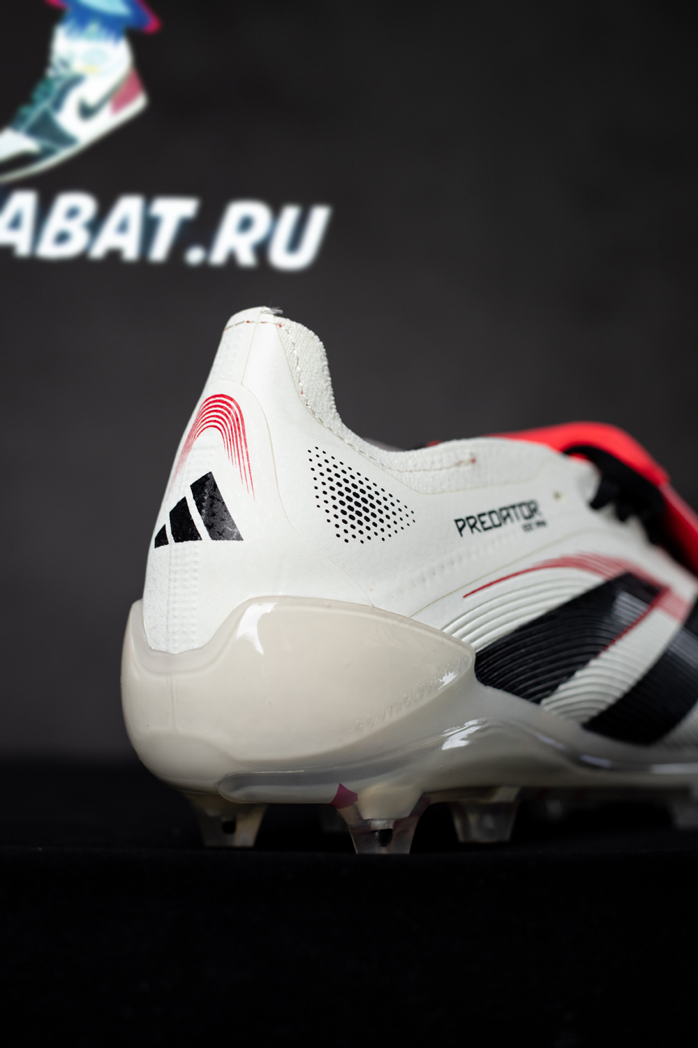 Adidas Predator 25 fully knitted lace-up FG football shoes