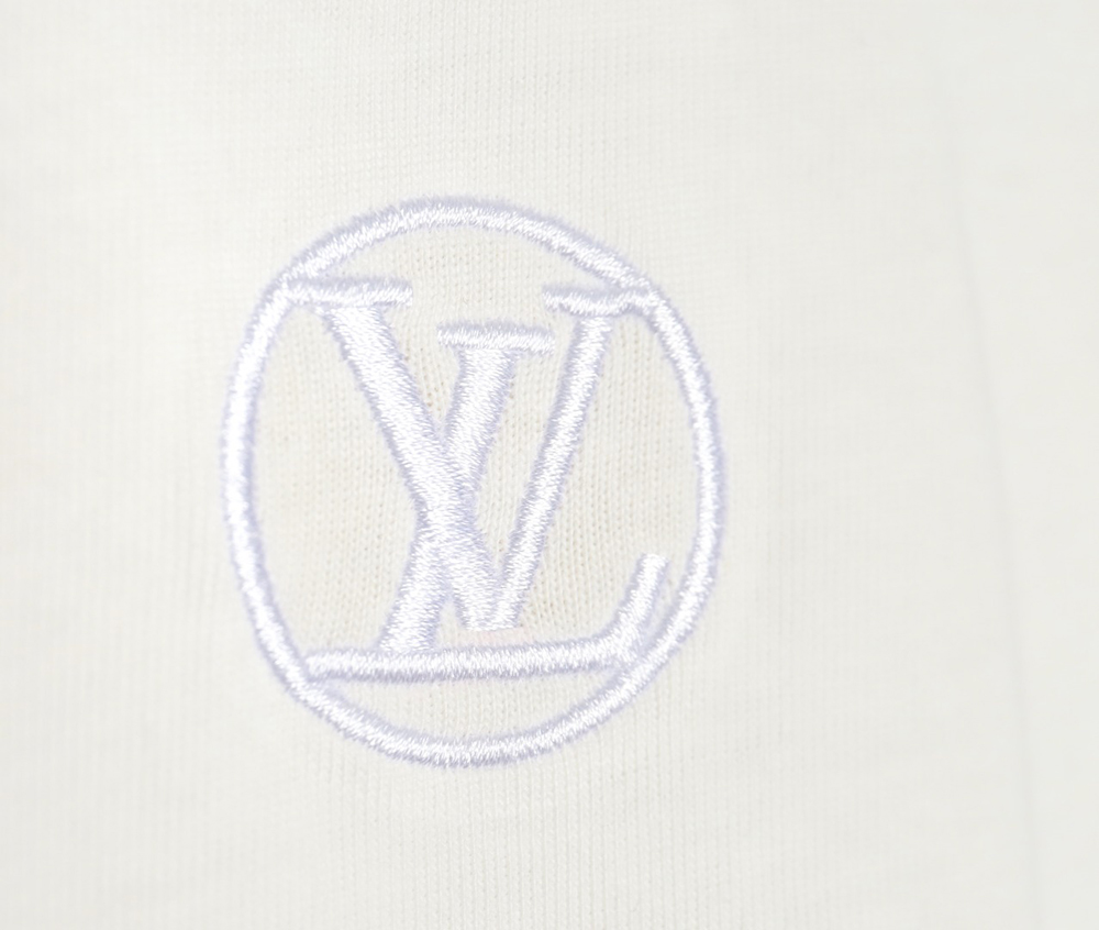 Louis Vuitton round logo short-sleeved T-shirt
