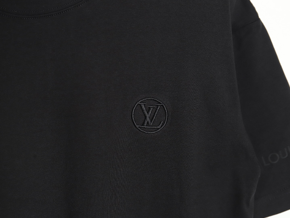 Louis Vuitton round logo short-sleeved T-shirt TSK1