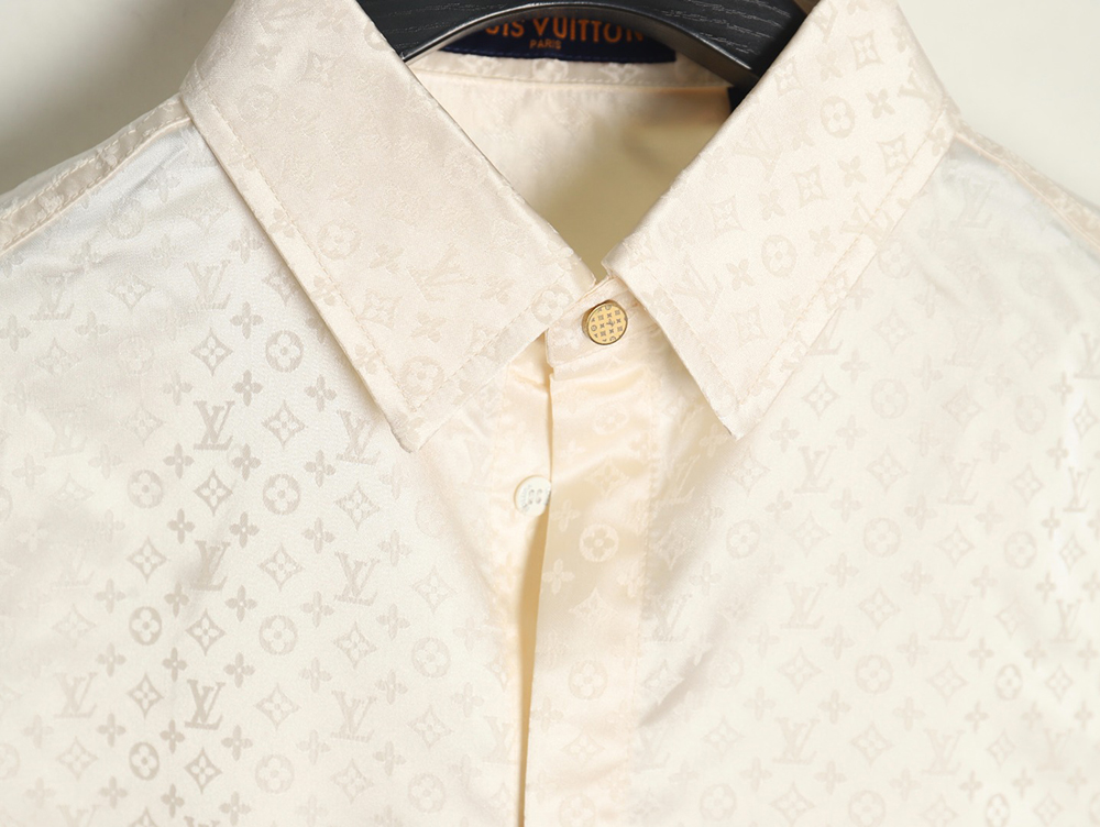 Louis Vuitton dark pattern all over print shirt