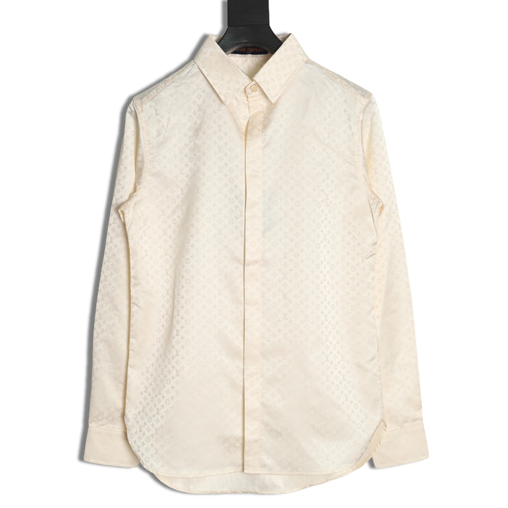 Louis Vuitton dark pattern all over print shirt