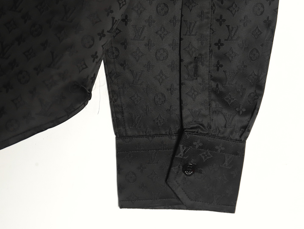 Louis Vuitton dark pattern all over print shirt TSK1