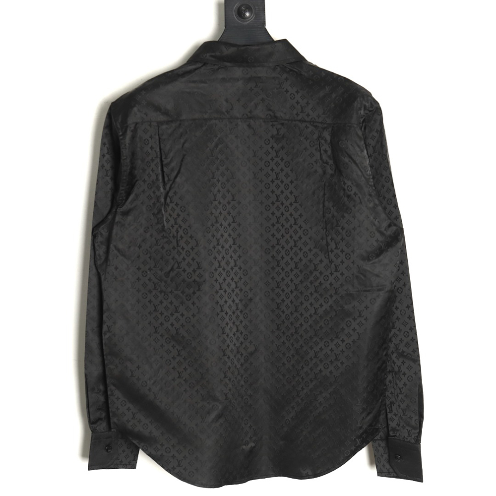 Louis Vuitton dark pattern all over print shirt TSK1