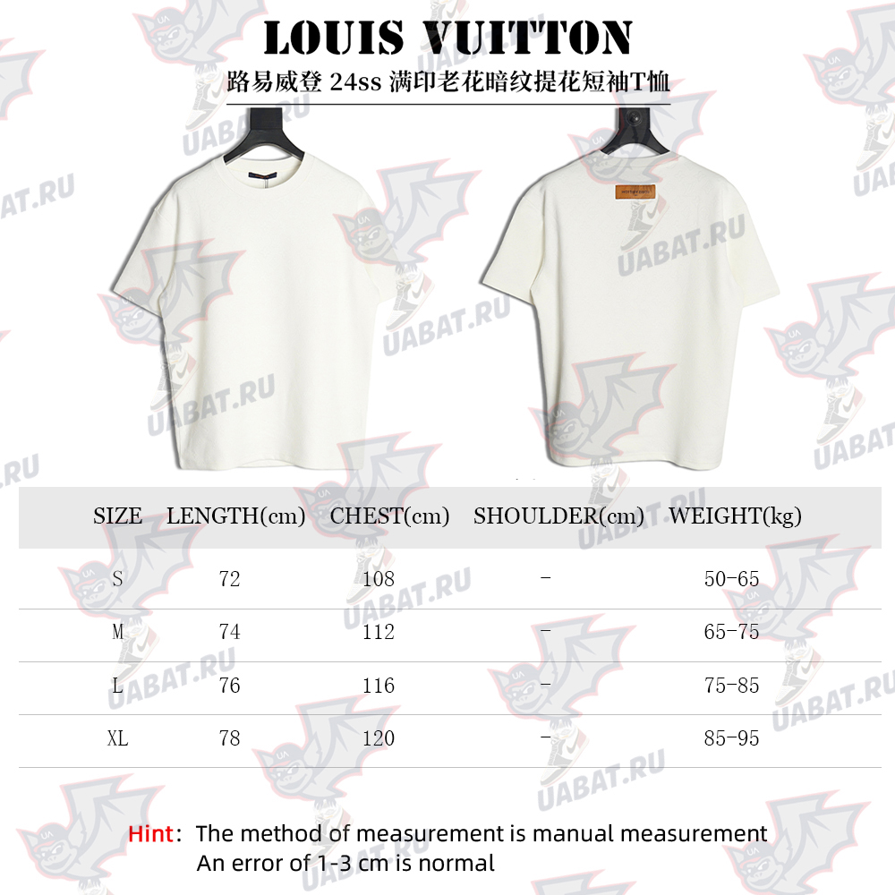 Louis Vuitton all over printed old flower dark pattern jacquard short-sleeved T-shirt