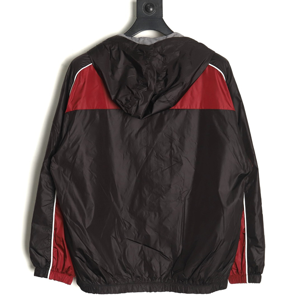 Miu Miu patchwork lettering trench coat