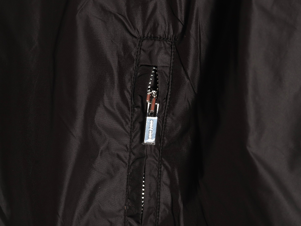 Miu Miu patchwork lettering trench coat