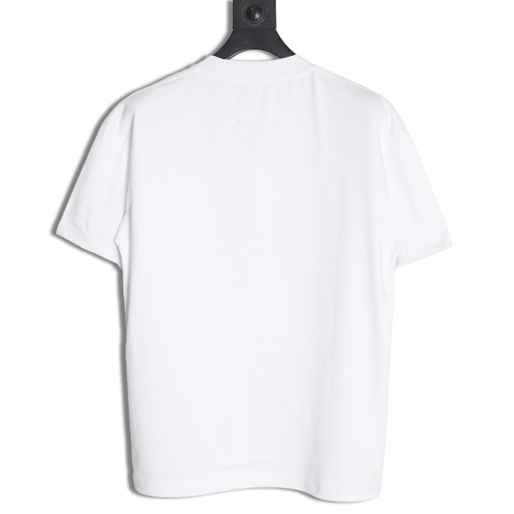 Maison Margiela square logo digital print short-sleeved T-shirt