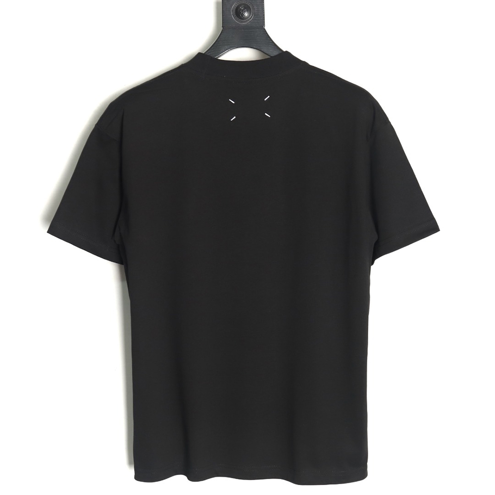 Maison Margiela square logo digital print short-sleeved T-shirt TSK1