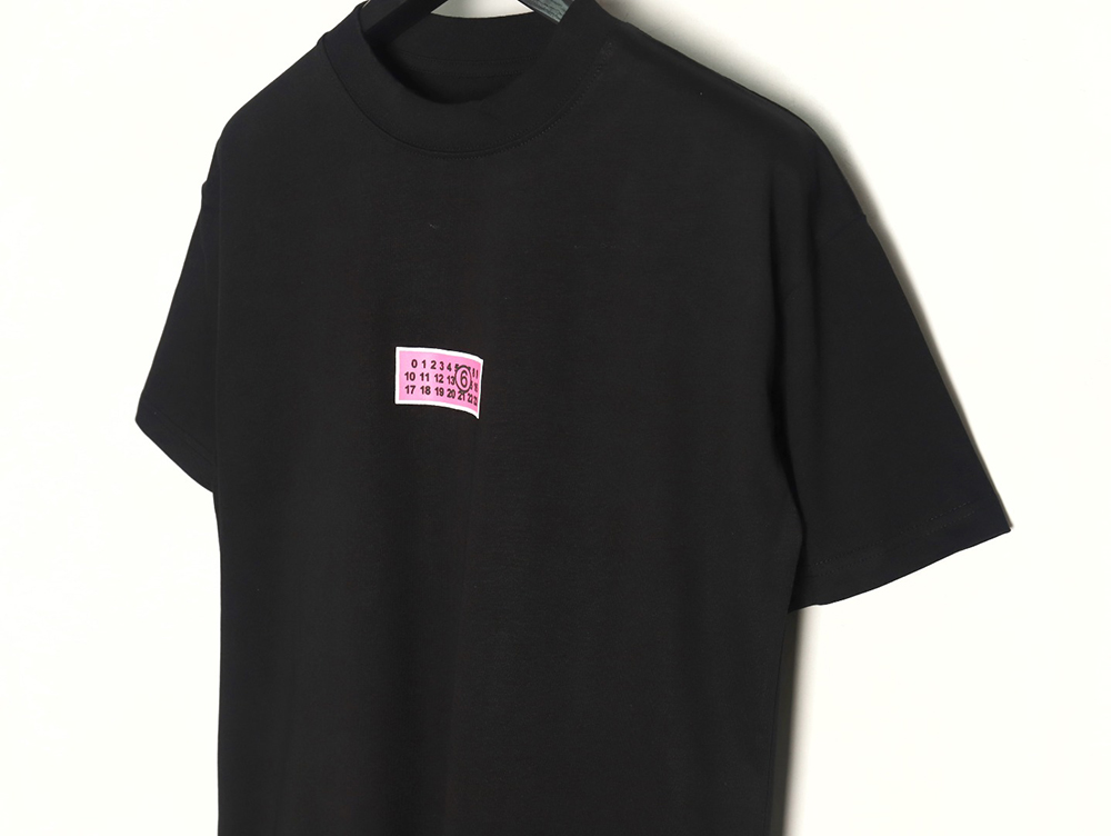 Maison Margiela square logo digital print short-sleeved T-shirt TSK1