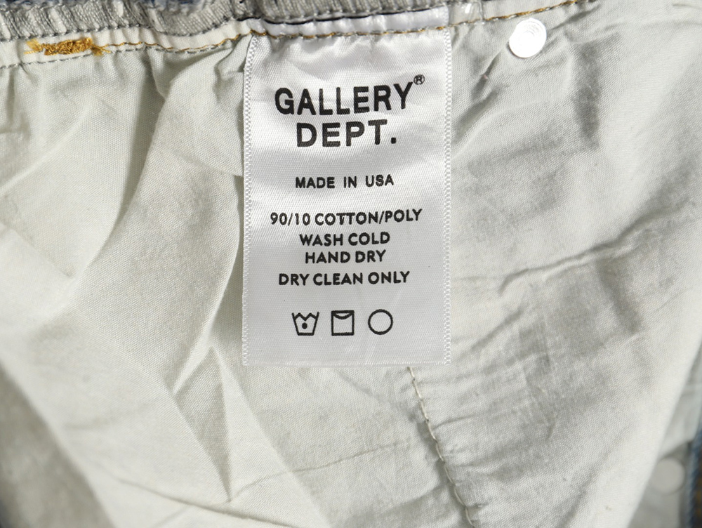 Gallery Dept panelled loose washed flared jeans