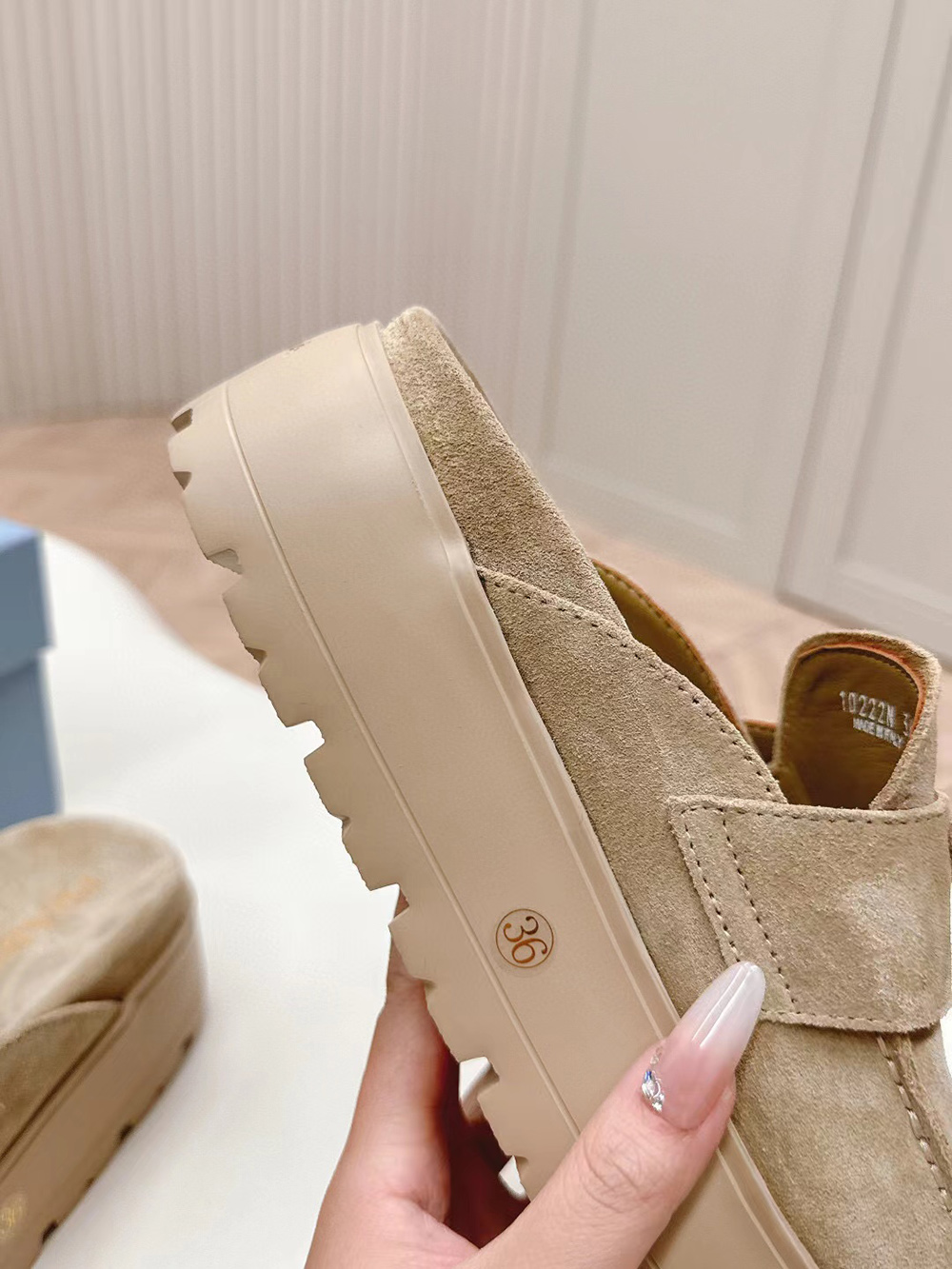 Prada triangle-logo Mules