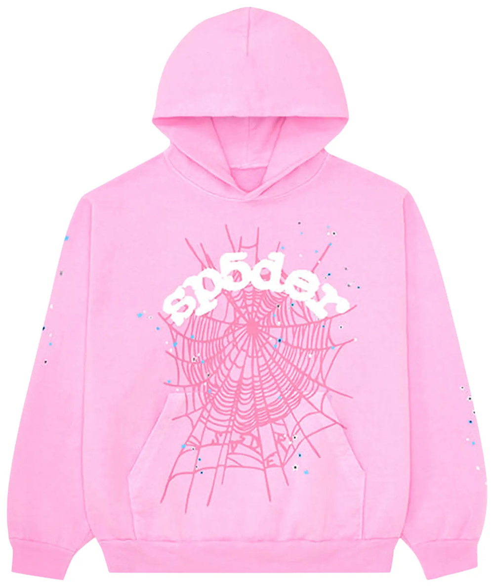 Sp5der OG Web Hoodie ''Pink''