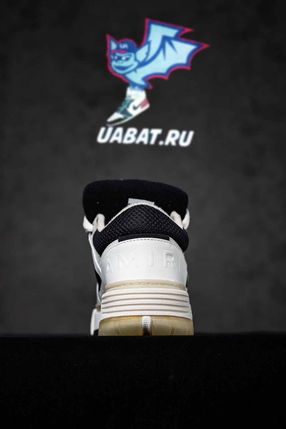 AMIRI White & Black MA-1 Sneakers