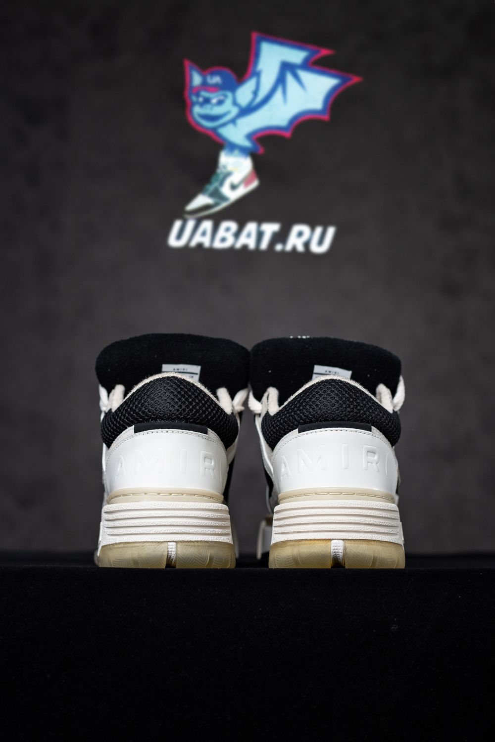AMIRI White & Black MA-1 Sneakers