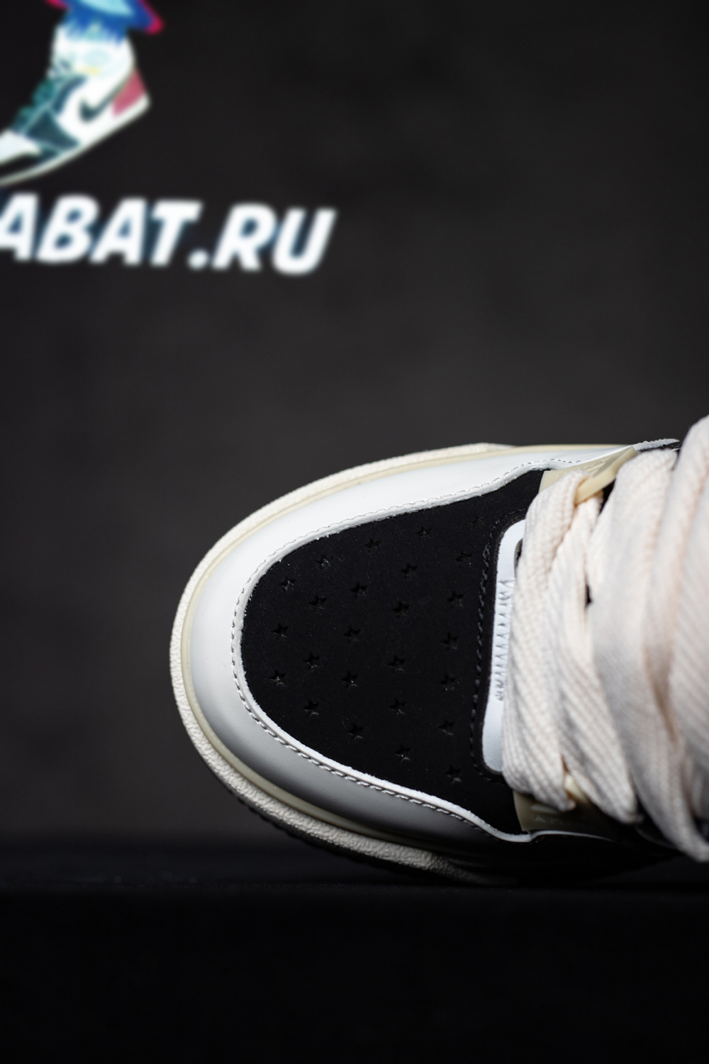 AMIRI White & Black MA-1 Sneakers