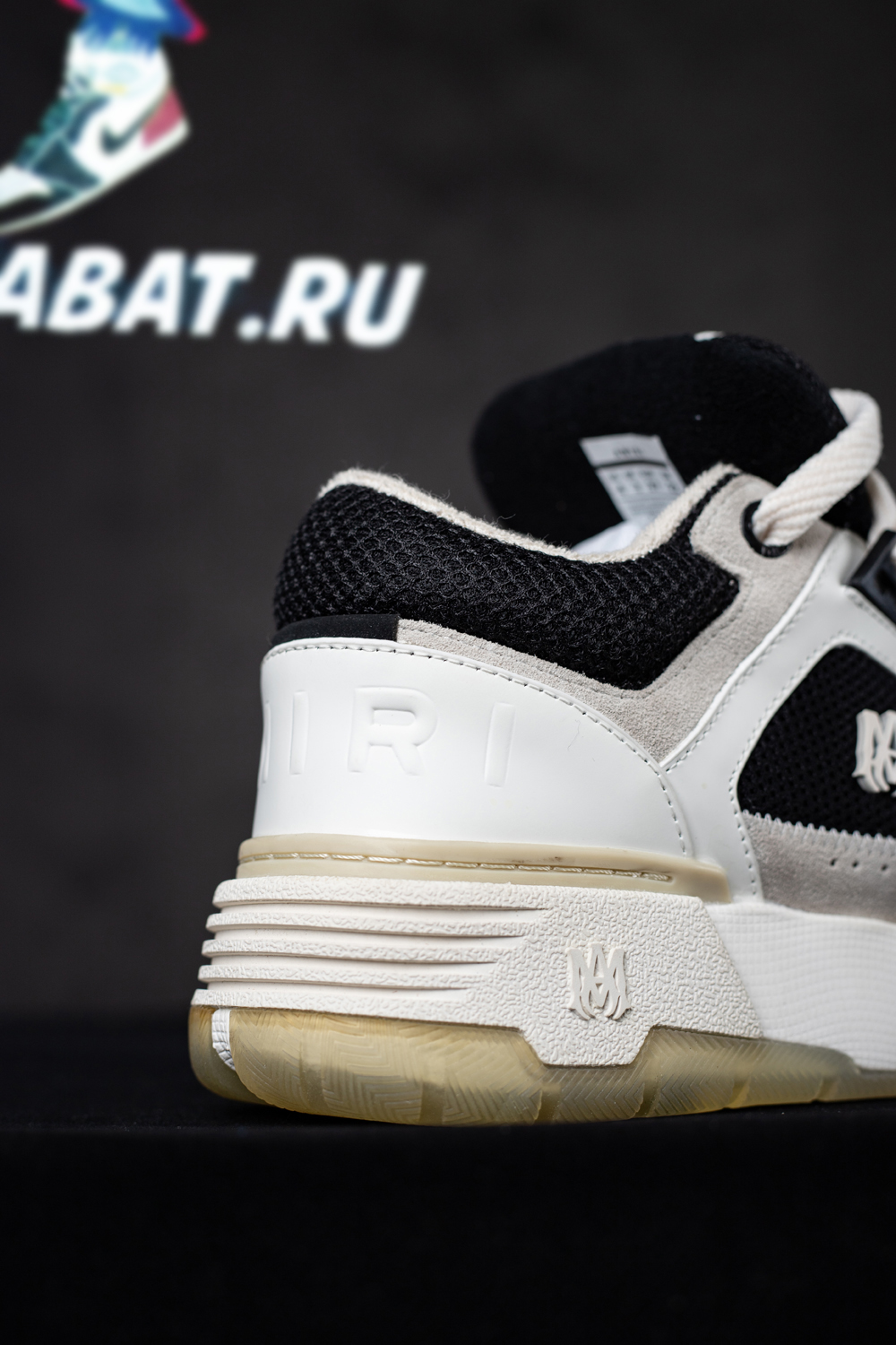 AMIRI White & Black MA-1 Sneakers