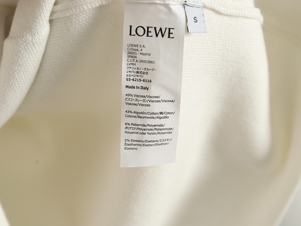 Loewe pocket jacquard sweater