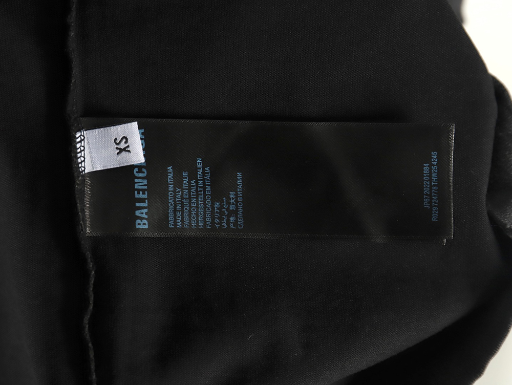 Balenciaga Metal Pin Short Sleeve T-Shirt