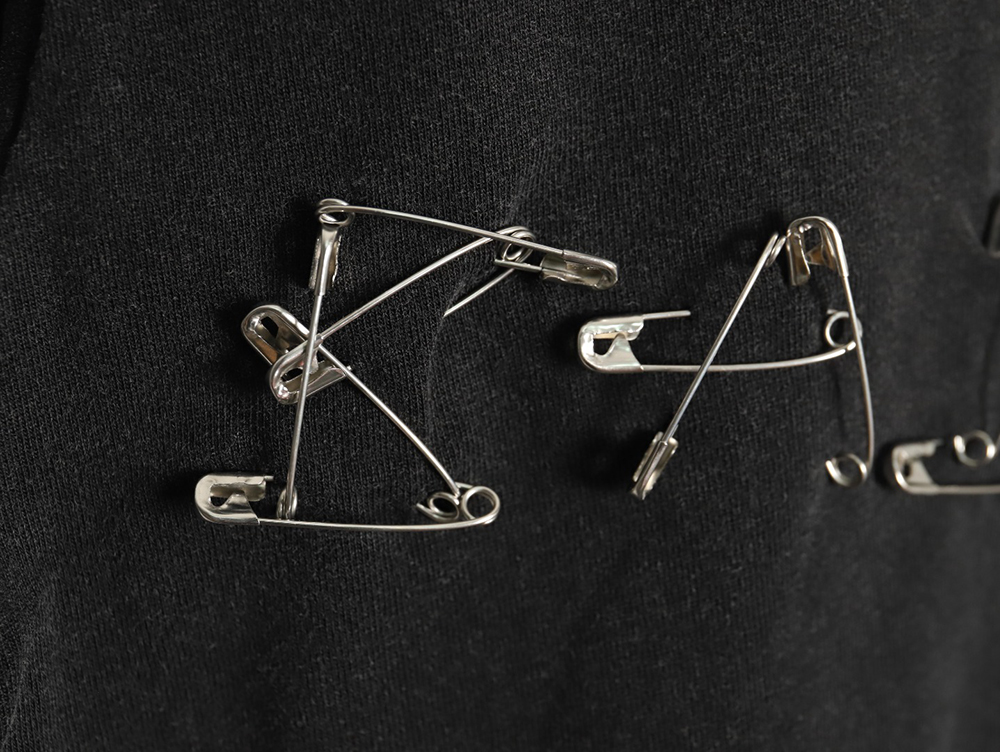 Balenciaga Metal Pin Short Sleeve T-Shirt