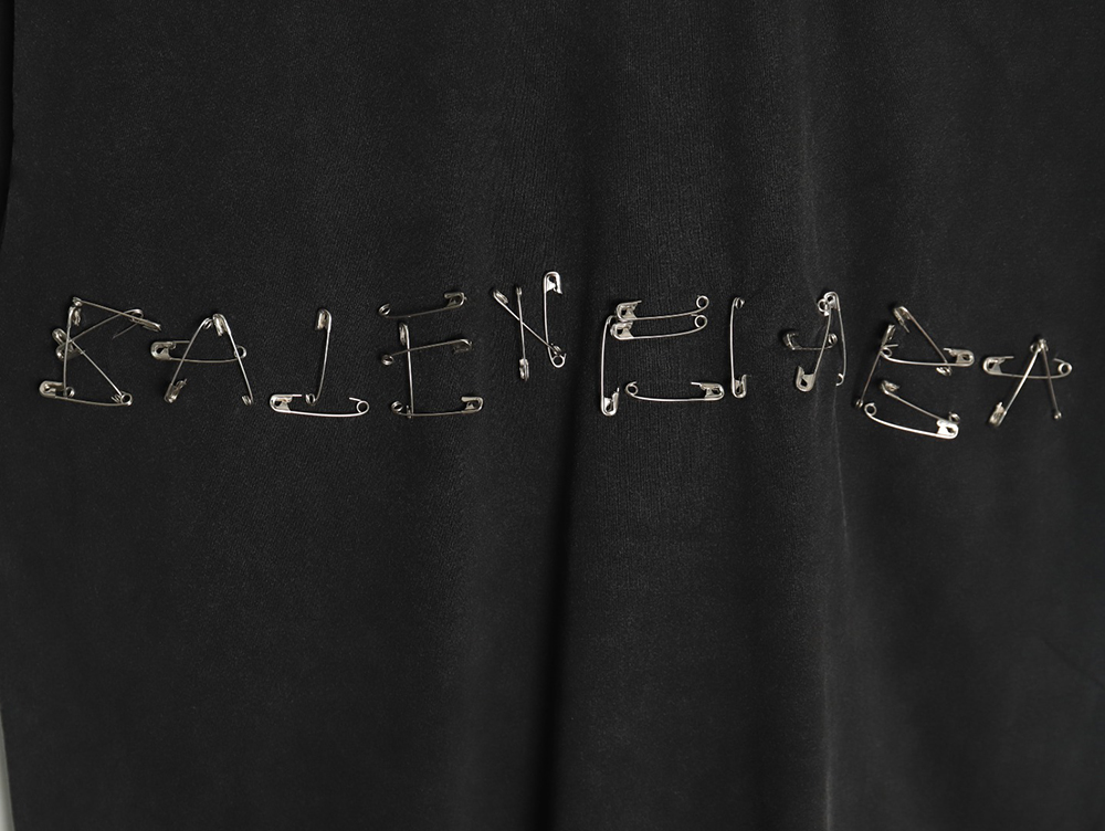 Balenciaga Metal Pin Short Sleeve T-Shirt