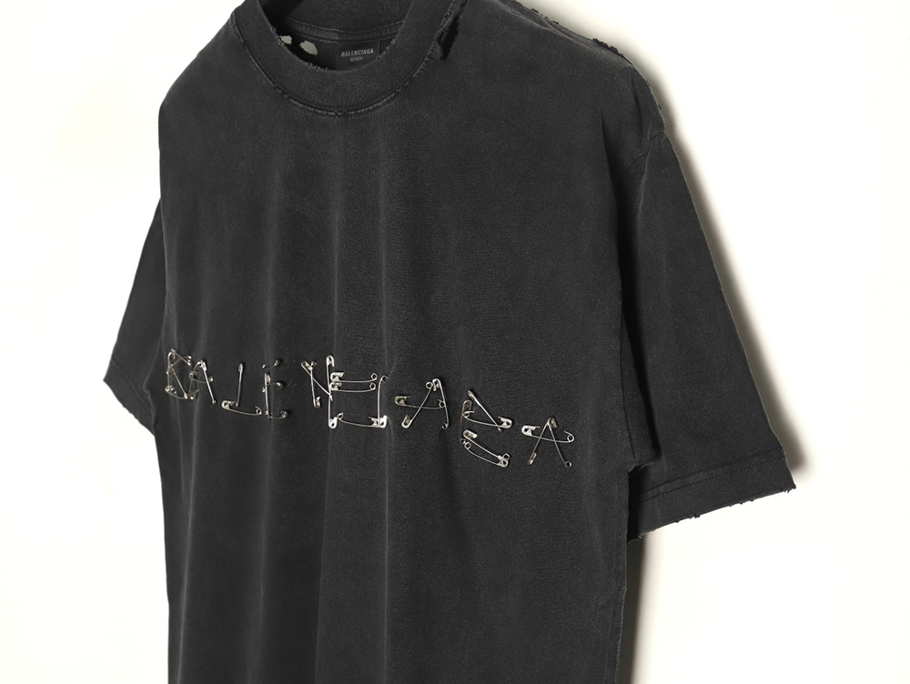 Balenciaga Metal Pin Short Sleeve T-Shirt