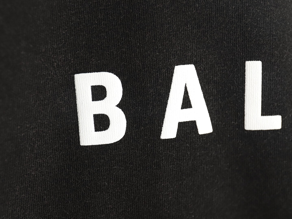 Balenciaga white ring logo print short-sleeved T-shirt