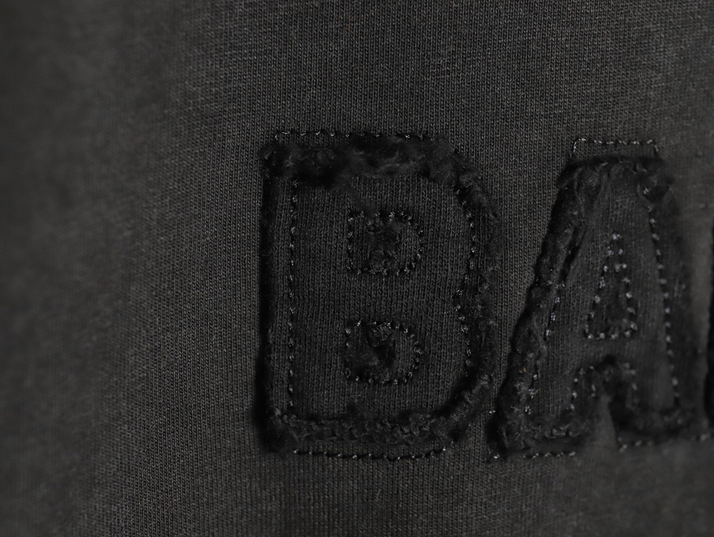 Balenciaga chest patch embroidered short-sleeved T-shirt