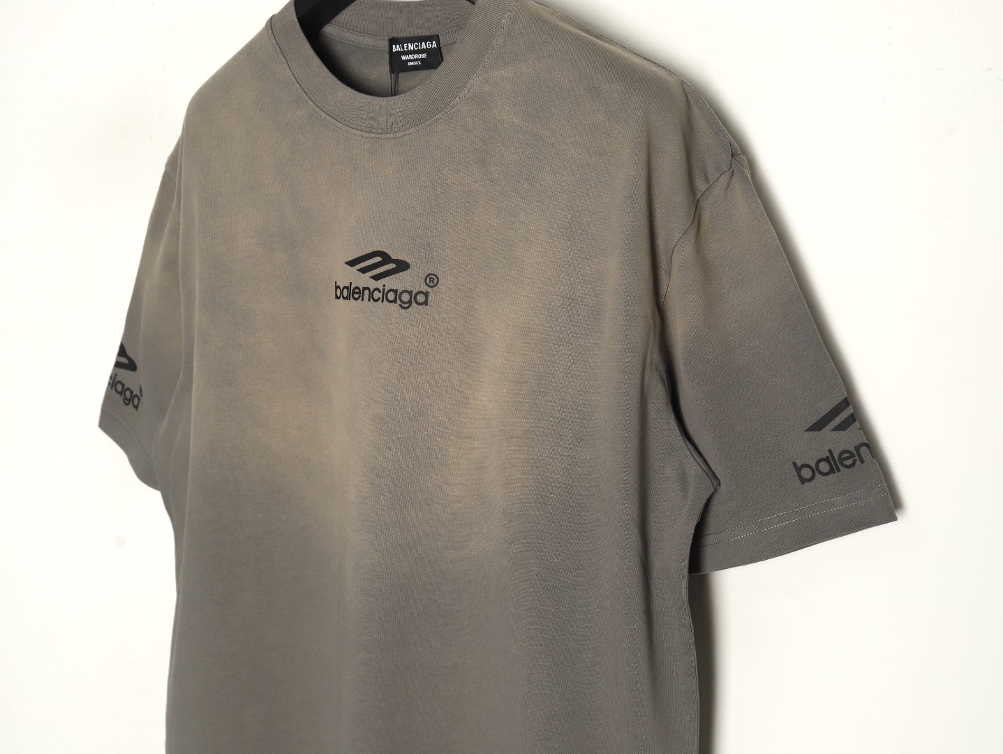 Balenciaga 3M printed washed short sleeves