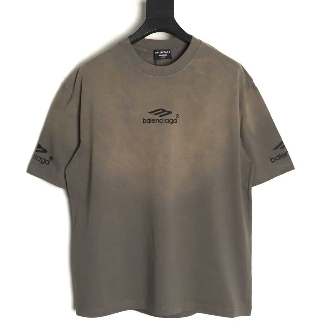 Balenciaga 3M printed washed short sleeves